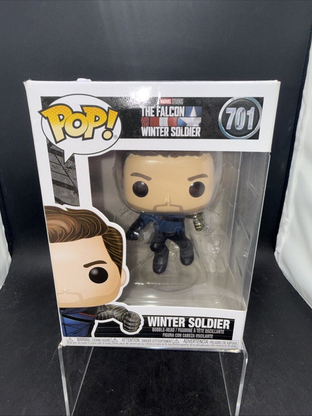 Funko Pop Marvel Winter Soldier #701 Falcon & Winter Soldier Bobble Head w/ Box